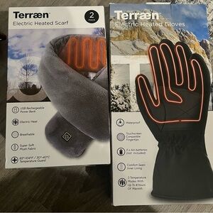 Black Electric Heated Gloves